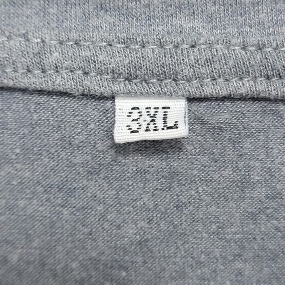 Its Fine Everything Is Fine Joke Tee 3x Grey Heather - Picture 3 of 9